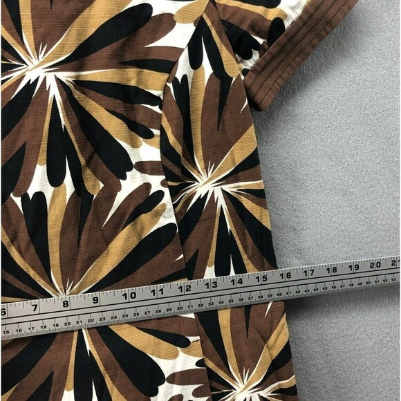 Boden Floral Burst Retro Weekend Shift Dress US 4 UK 8 Cotton Abstract Artsy Lux - Picture 8 of 11